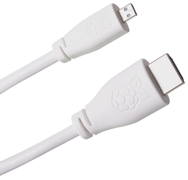 RASPBERRY-PI T7689AX Micro Hdmi To Hdmi Cable, 1M White