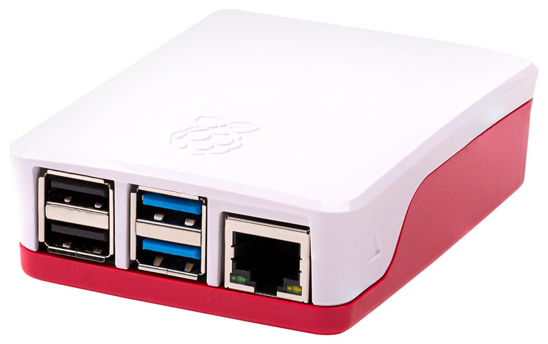 RASPBERRY-PI PI4B_CASE_RED/WHITE Official Rpi 4B Case, Red/White