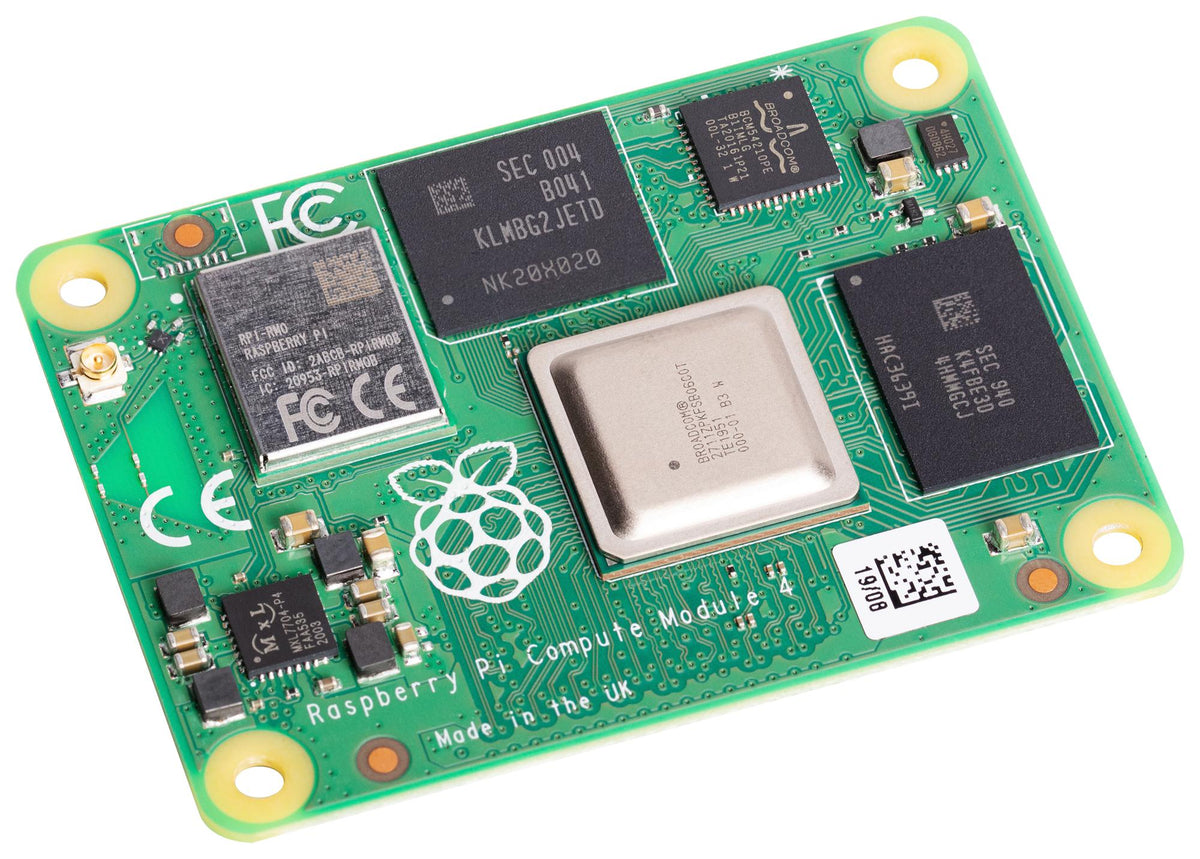 RASPBERRY-PI CM4104032 Rpi Compute Module4 4Gb 32Gb Wifi Single