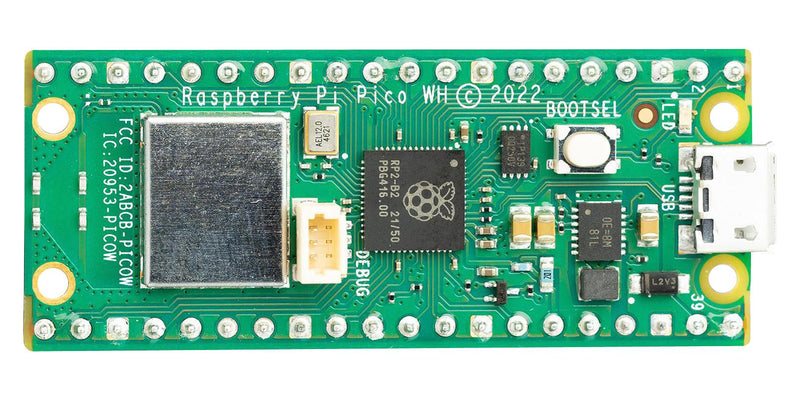 RASPBERRY-PI - RASPBERRY PI PICO WH - Pico WH RP2040 Microcontroller Development Board with WiFi & Headers