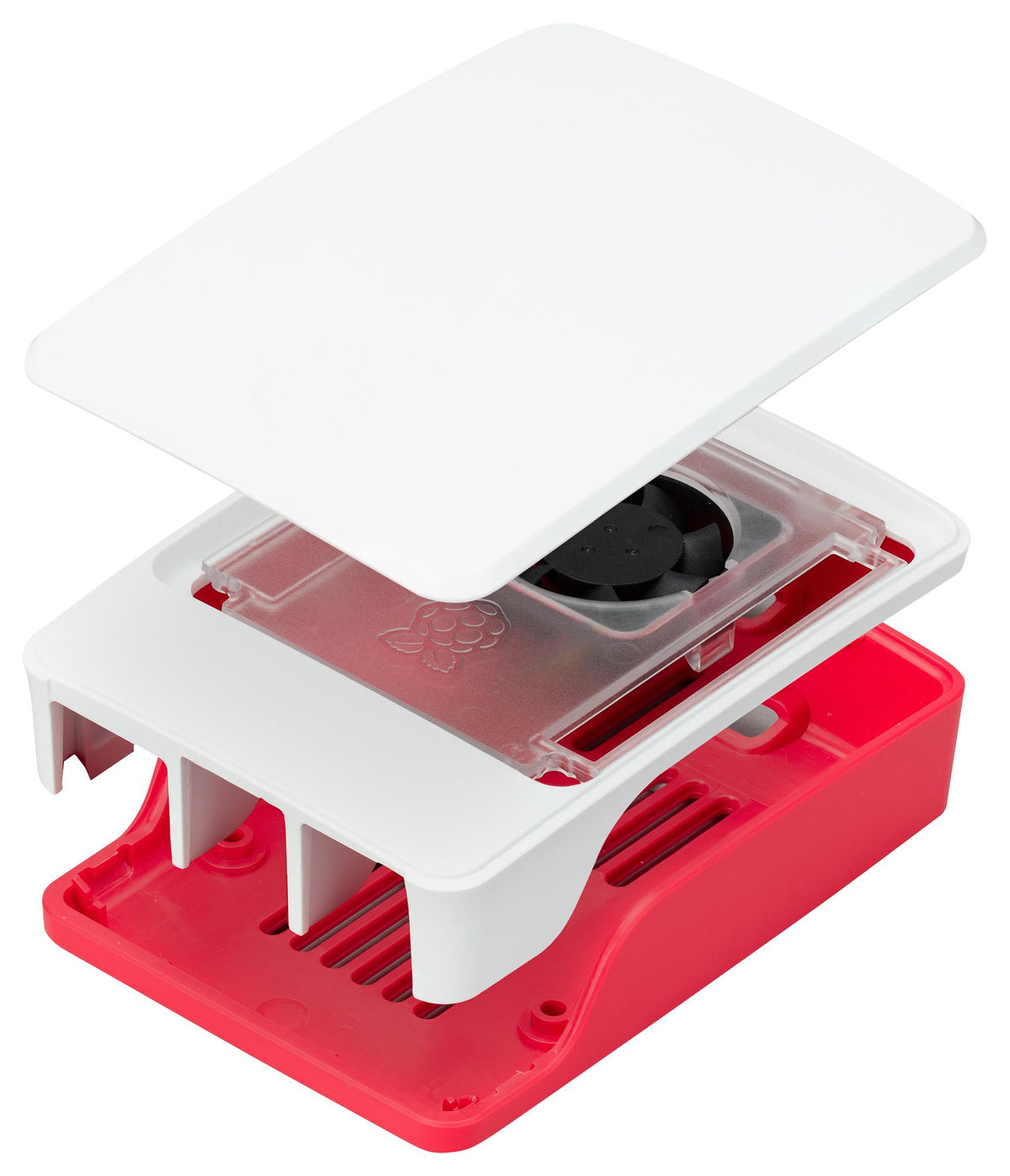 RASPBERRY-PI - SC1159 - Official Raspberry Pi 5 Case, Red and White