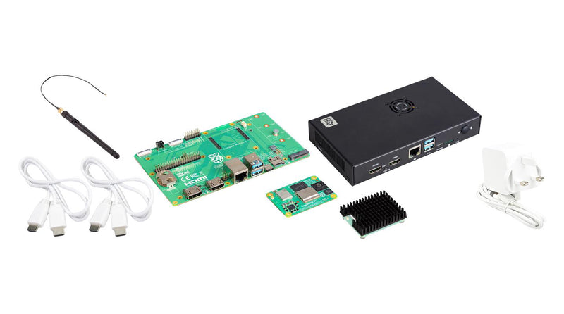 RASPBERRY-PI SC1750 CM5 Development Kit UK - 4GB RAM, 32GB eMMC, WiFi, Bluetooth, PSU, HDMI