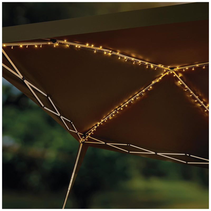 PREMIER - LS220138 - 160 LED Solar Gazebo Lights, Warm White, IP44