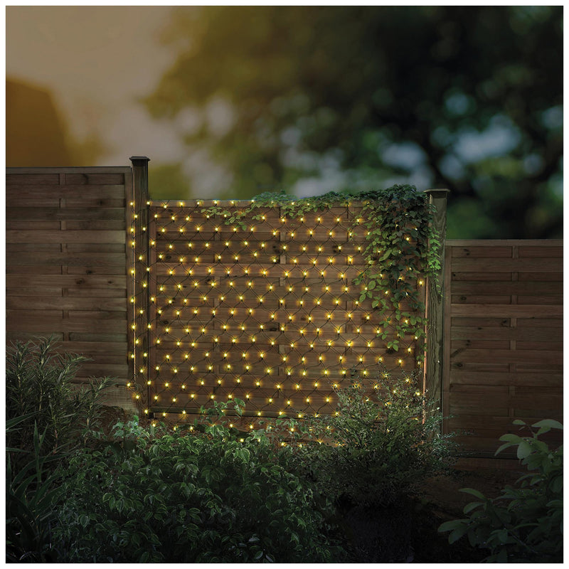PREMIER - LS220143WW - 200 LED Solar Net Light, Warm White, IP44, 1500 x 3000mm