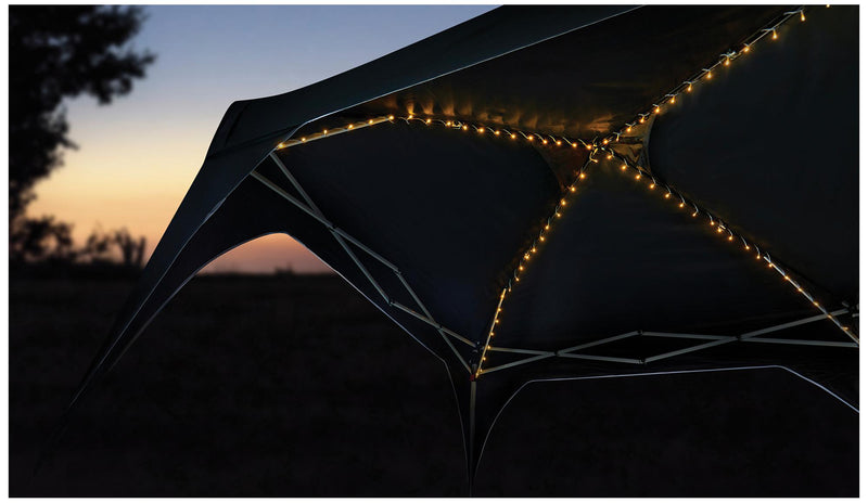 PREMIER - LT220107 - 160 LED Battery Operated Gazebo Lights, Warm White, IP44