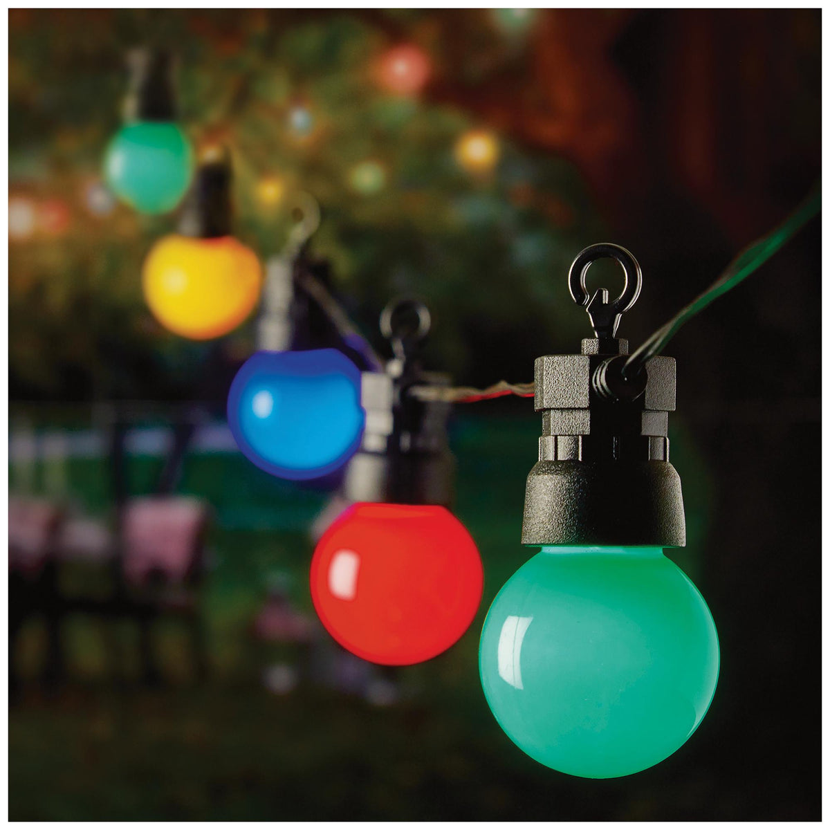 PREMIER - LT220100MC - 20 Bulb Battery Operated Party Lights with Timer, Multicoloured, IP44