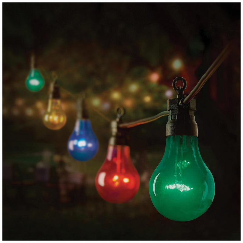 PREMIER - LT181010M - 20 Bulb Low Voltage Festoon Lights, Multicoloured