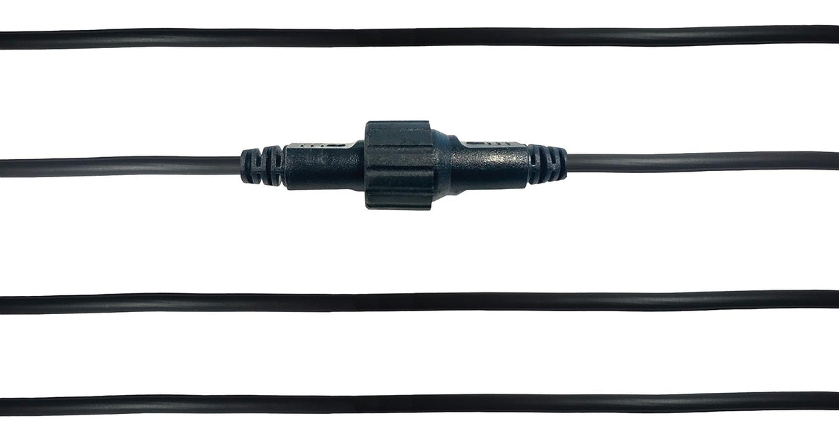 PREMIER - LT220108 - 10m Extensions Cable for Festoon Lights, Black