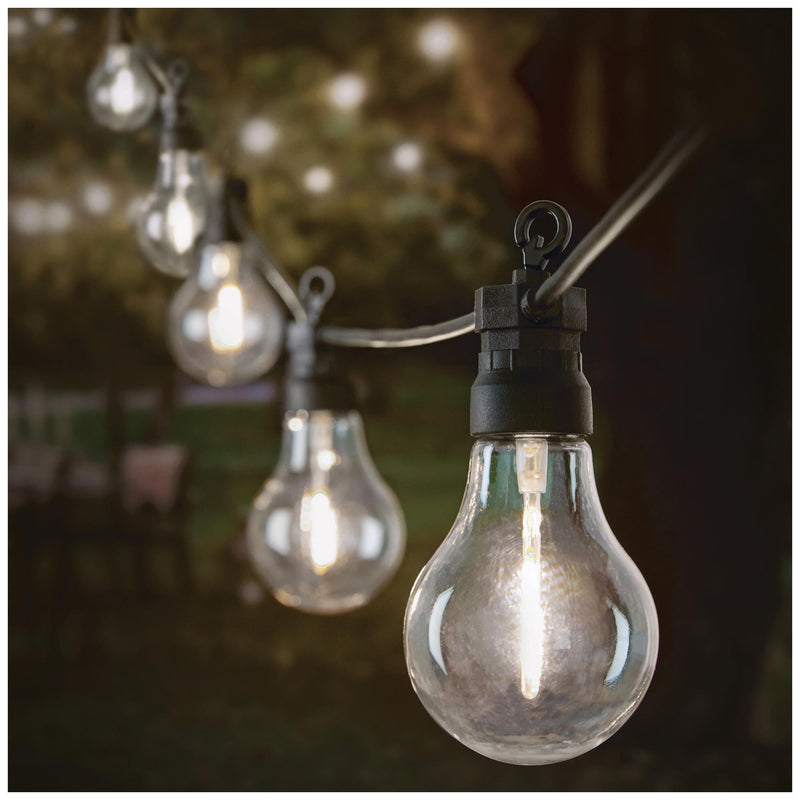 PREMIER - LT200200CW - 10 LED Bulb Connectable Festoon Lights, Cool White