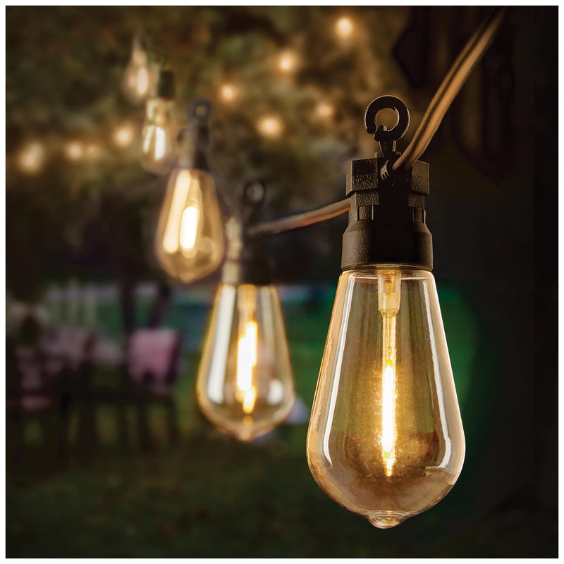 PREMIER - LT200201WW - 10 LED Drop Bulb Connectable Festoon Lights, Warm White