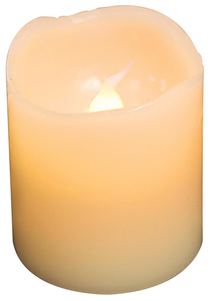 50mm LED Christmas Flicker Candle, Cream - PREMIER
