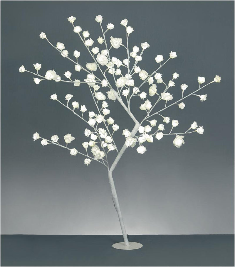 PREMIER LV151431WW  1.2M W White Led Rose Flower Tree