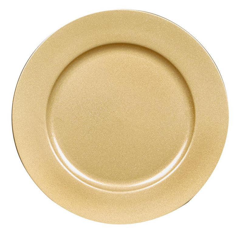 PREMIER AC155415G  33Cm Gold Glitter Charger Plate