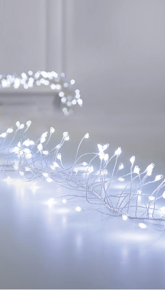 430L M-A Silver Ultrabright Garland W LV192174W  PREMIER