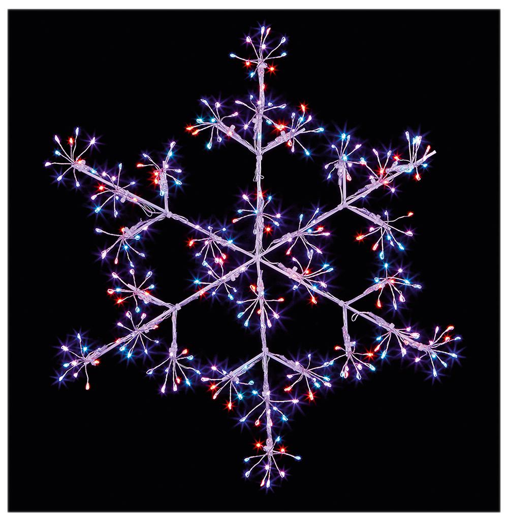 40Cm Microbrights Snowflake 300 Rbw Leds LV213043RBW  PREMIER
