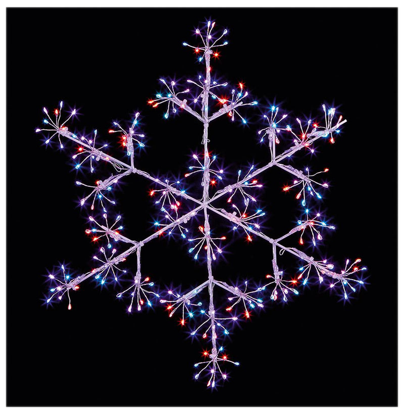 40Cm Microbrights Snowflake 300 Rbw Leds LV213043RBW  PREMIER