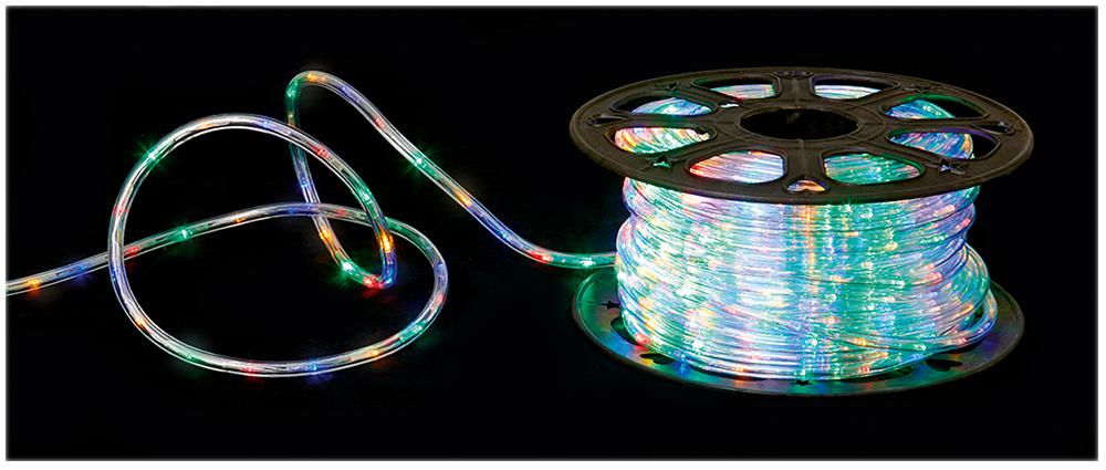 PREMIER - LV171649M - 1200 LED Multi-Action LED Rope Light, Multi-Coloured, 50m