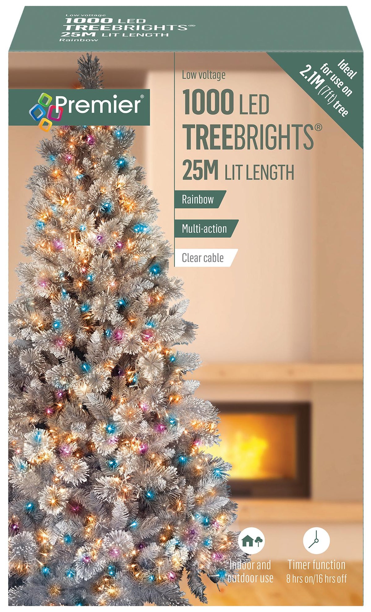 1000 Ma Led Treebrts Rbw Clr Cbl Tmr LV162179RBWC  PREMIER