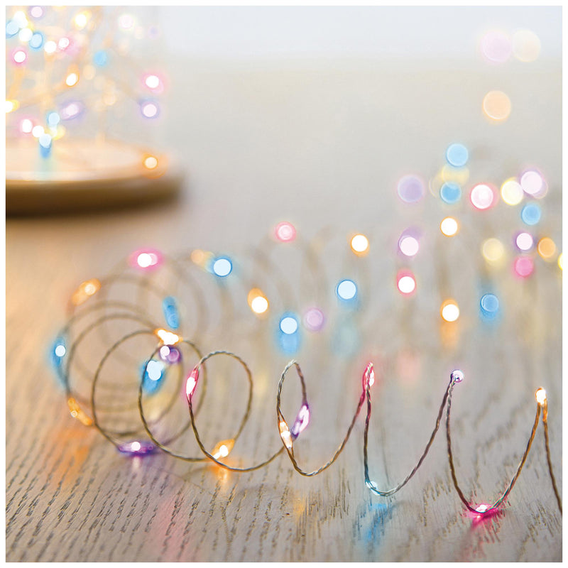 50 Bo M-A Microbrights Rbw With Timer LB151209RBW  PREMIER