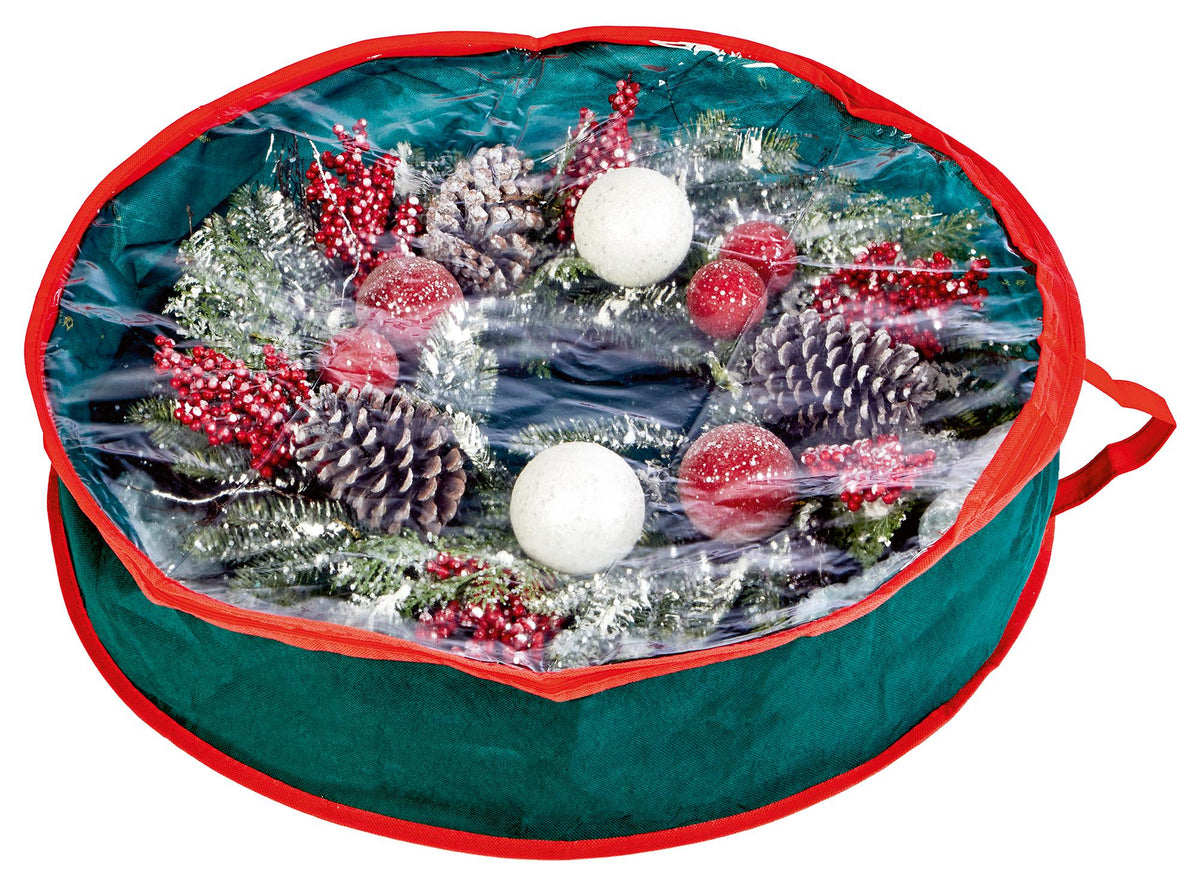 PREMIER - AC231174 - Wreath Storage Bag, 65x16cm, Green