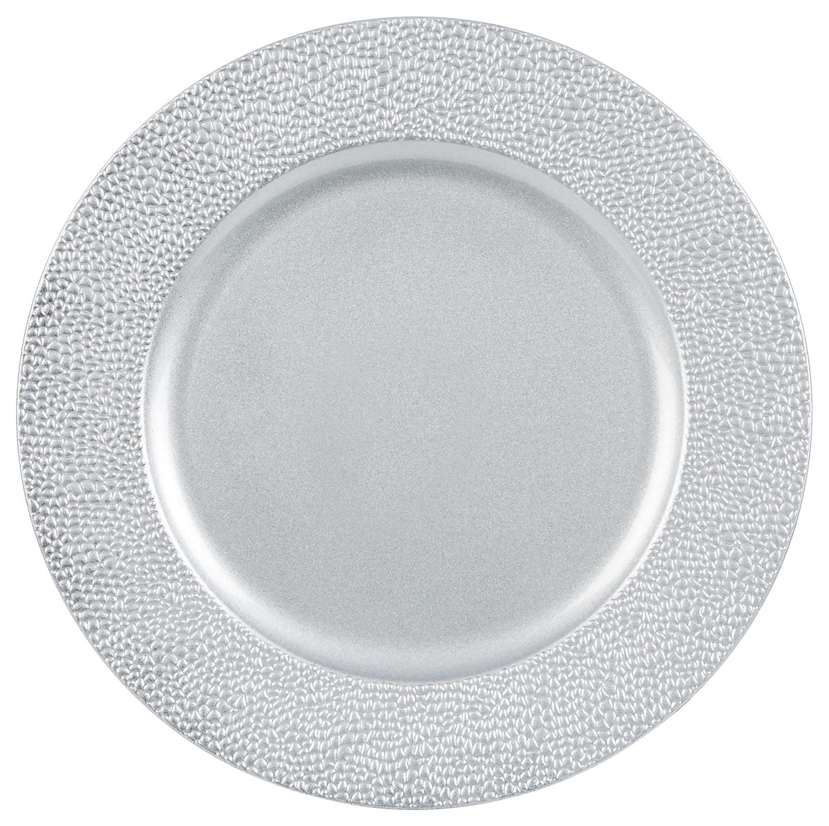 PREMIER - AC231888S - 33cm Beaded Detailed Charger Plate, Silver