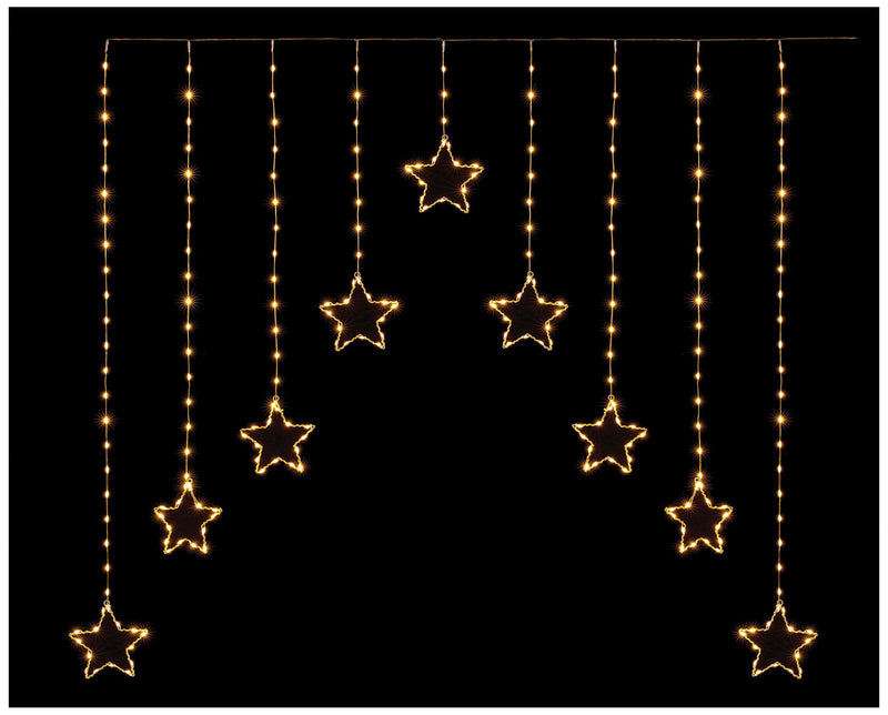 PREMIER - LV243679WW - Warm White Flexibright 258 LED 1.2m V Curtain, Star Pattern