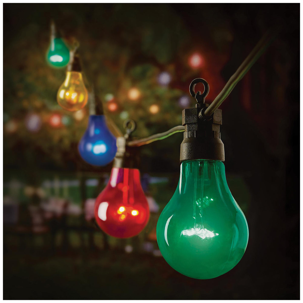 PREMIER - LV231260M - 20 Bulb Festoon Lights, Multicoloured