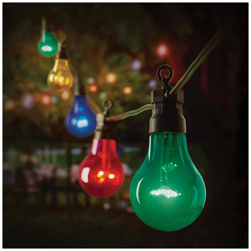 PREMIER - LV231260M - 20 Bulb Festoon Lights, Multicoloured