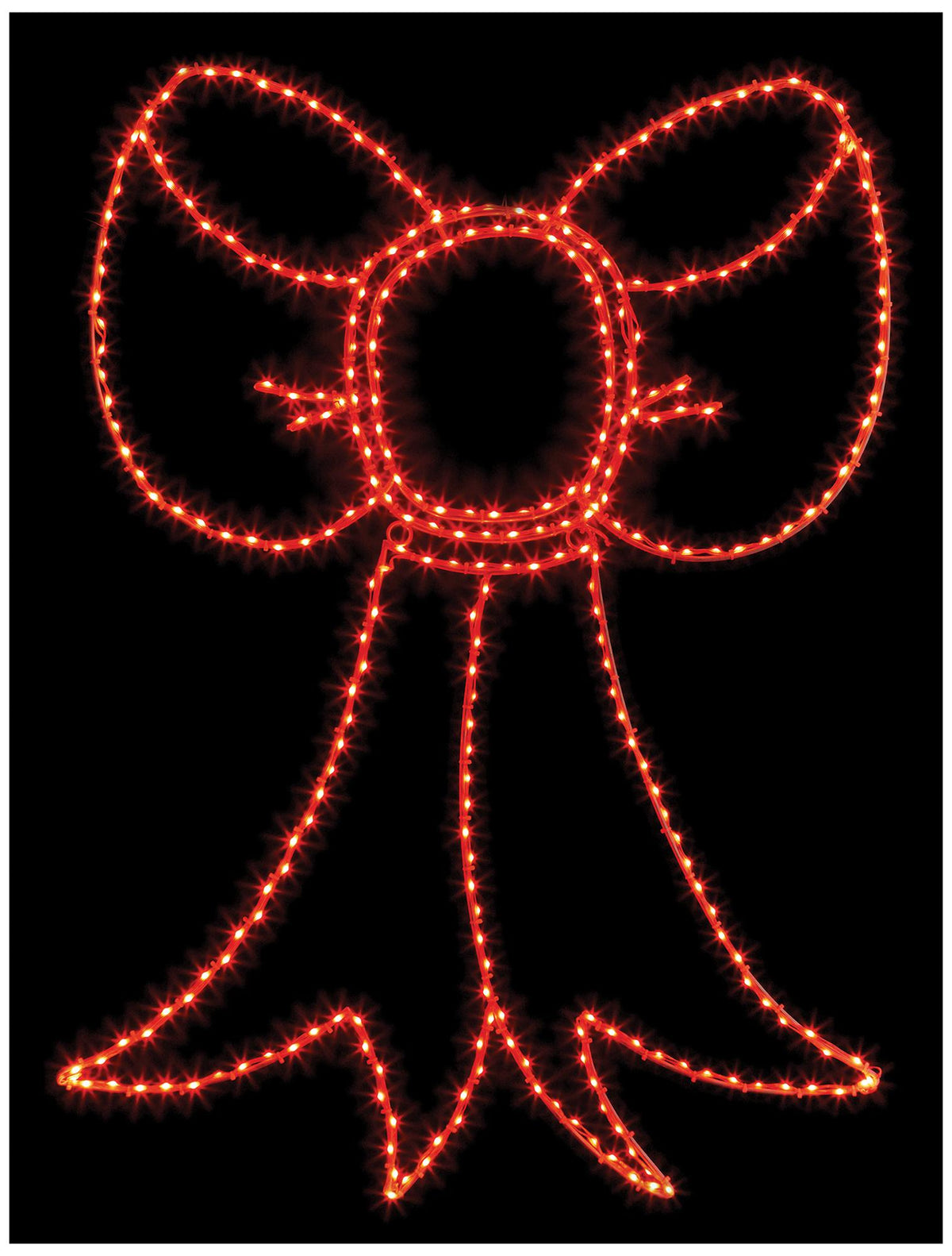 PREMIER - LV243121R - 1m Twinkling LED Bow Motif, Red