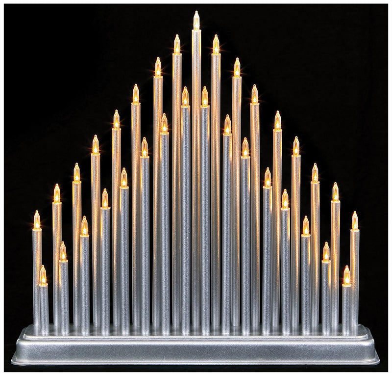 33 LED Silver Candlebridge - PREMIER