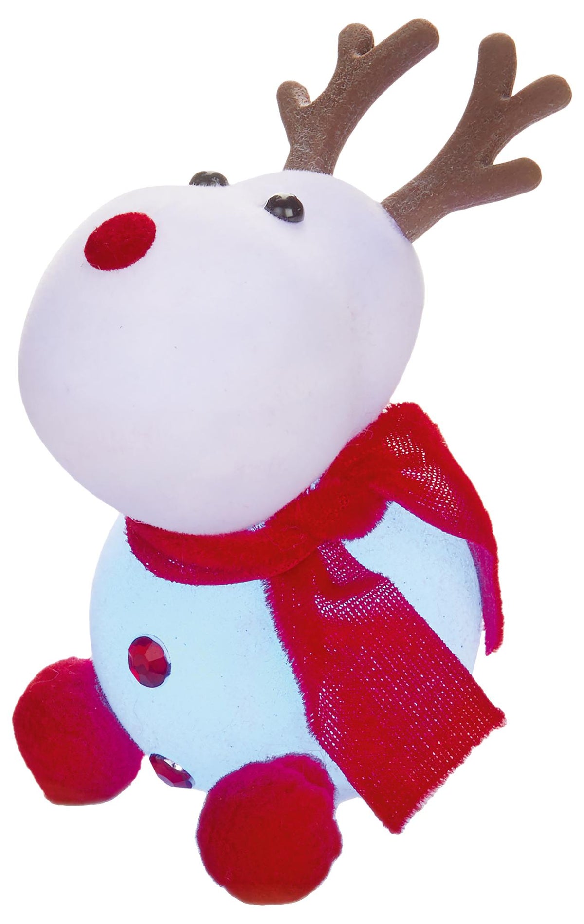 Battery Operated Lit Flocked Reindeer - PREMIER