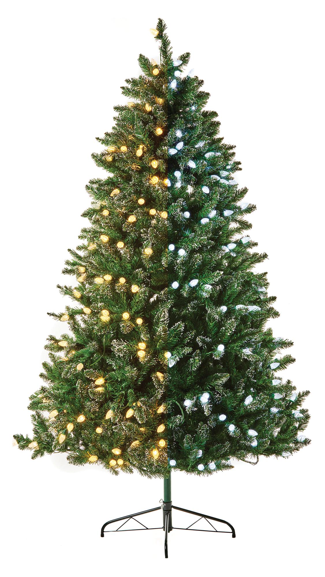 PREMIER - TR700RKFL - 2.1m Pre-Lit Rockingham Forest Christmas Tree With Colour Switch