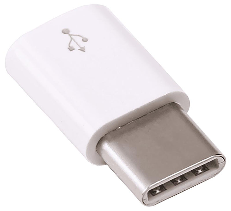 RASPBERRY-PI 789RP-19040802 Adapter, Micro Usb(F) To Usb-C(M), White